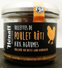 Rillettes de poulet rôti aux agrumes 90gr